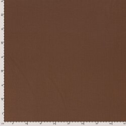 Rippenjersey *Anke* Uni - dunkelziegelrot