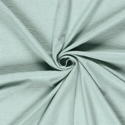 Terry Crêpe *Marie* Uni - eisblau