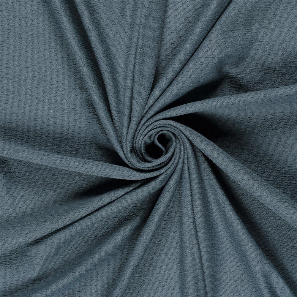 Terry Crêpe *Marie* Uni - indigo