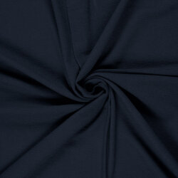 Terry Crêpe *Marie* Uni - dunkelblau