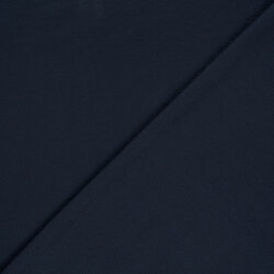Terry Crêpe *Marie* Uni - dunkelblau