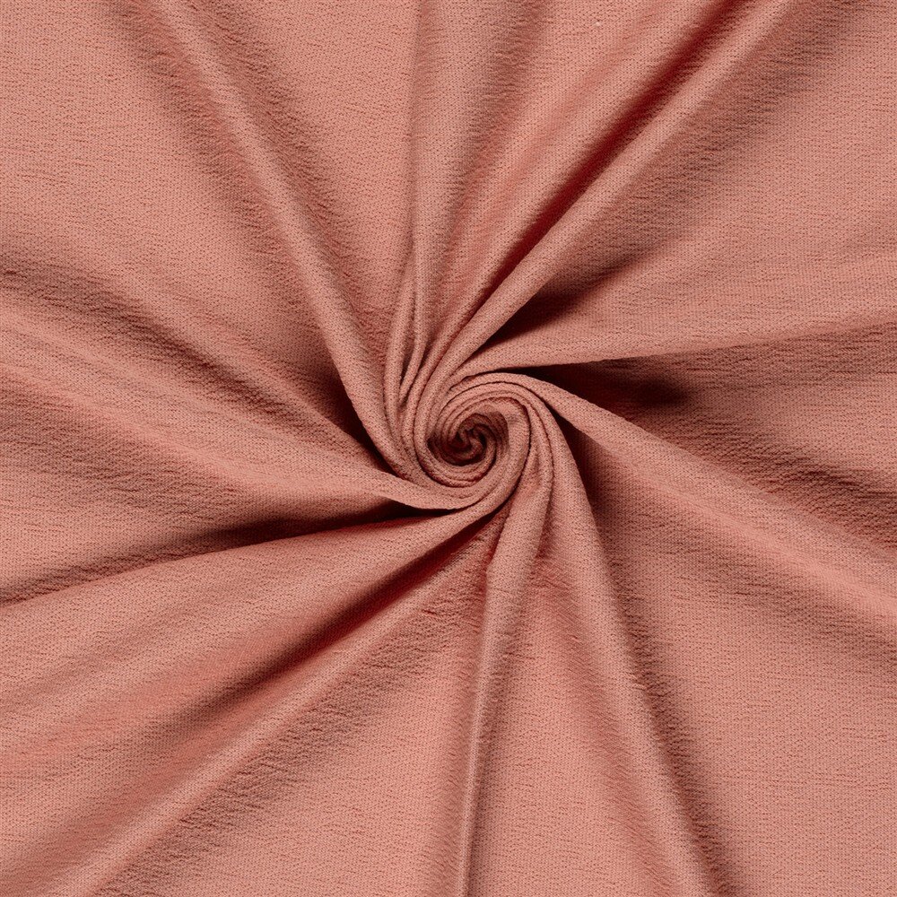 Terry Crêpe *Marie* Uni - altkoralle