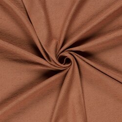 Terry Crêpe *Marie* Uni - altziegelrot