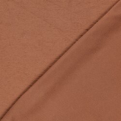 Terry Crêpe *Marie* Uni - altziegelrot