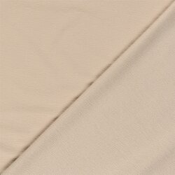 Terry Crêpe *Marie* Uni - cremebeige