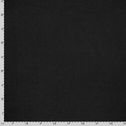 Terry Crêpe *Marie* Uni - schwarz