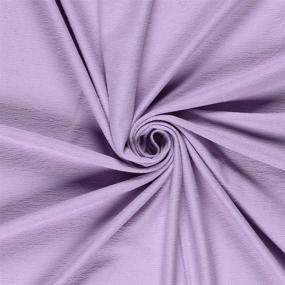 Terry Crêpe *Marie* Uni - softlavendel
