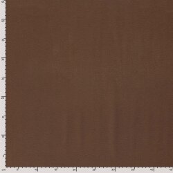 Terry Crêpe *Marie* Uni - dunkelziegelrot