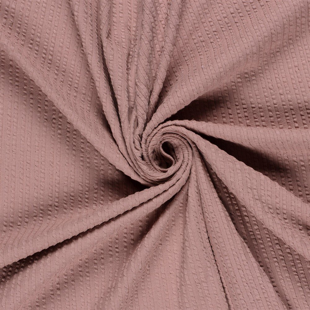 Feinripp Jacquard Uni - hellmalve