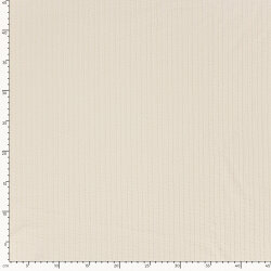 Feinripp Jacquard Uni - elfenbein