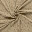 Baumwolljersey Blümchenregen - cremebeige
