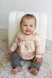 French Terry Löwenköpfe - hellbeige