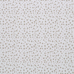 Rippenjersey Mini Blumenzweige - creme