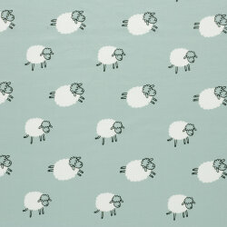 French Terry springende Schafe - helljeans