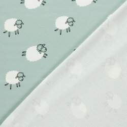 French Terry springende Schafe - helljeans