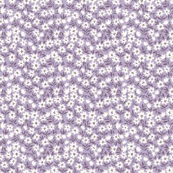 Baumwolljersey Mini Blumenregen - softlila