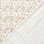 Baumwolljersey kleiner Blumenregen - creme