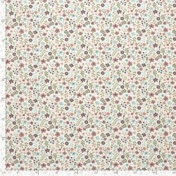 Baumwolljersey bunte Sommerwiese - creme
