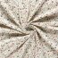 Baumwolljersey bunte Sommerwiese - creme