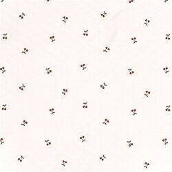 Steppstoff kleine Kirschen - creme