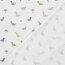 Baumwolljersey süsse Dinos - creme