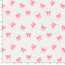French Terry BIO~Organic Digital pinke Schleifen - wollweiß - creme