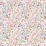 French Terry BIO~Organic Digital Blumenfeld - wollweiß - creme