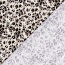 Baumwolljersey BIO~Organic Digital Leoflecken - wollweiß - creme