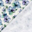 French Terry BIO~Organic Digital Aquarellblüten - wollweiß - creme