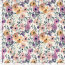 Baumwolljersey BIO~Organic Digital Blumenzweige - wollweiß - creme