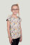 Baumwolljersey BIO~Organic Digital Blumenzweige - wollweiß - creme