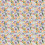 French Terry BIO~Organic Digital Tulpenfeld - wollweiß - creme