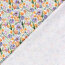 French Terry BIO~Organic Digital Tulpenfeld - wollweiß - creme