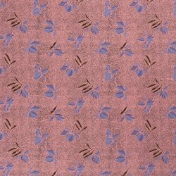 0,7 Meter - Viskosejersey Blumen - rosa