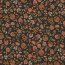 0,8 Meter - BaumwollJersey Digital Paisley Blumen - dunkeloliv