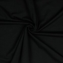 0,4 Meter - Baumwolljersey *Vera* - schwarz