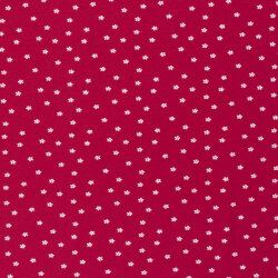 0,8 Meter - Baumwolljersey Blümchen - pink