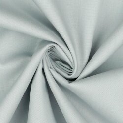 0,8 Meter - Baumwollpopeline *Vera* Uni - lichtgrau