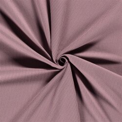 0,5 Meter - Waffeljersey *Marie*  - antik pink
