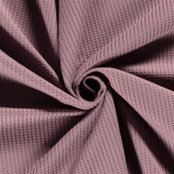 0,5 Meter - Waffeljersey *Marie*  - antik pink
