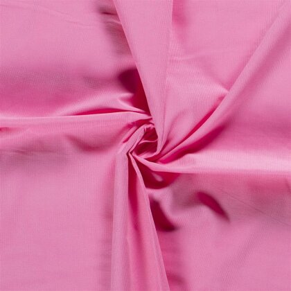 0,7 Meter - Feincord *Marie* Uni - rosa