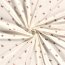 0,8 Meter - Baumwolljersey Aquarell Schmetterlinge - creme