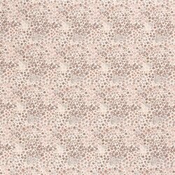 0,7 Meter - Baumwolljersey Blumenzauber - creme