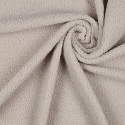 0,5 Meter - Teddystoff - beige