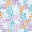 0,9 Meter - Baumwolljersey Blumen und Herzen - wasserblau