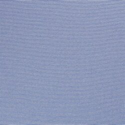 0,7 Meter - Baumwolljersey  Streifen 3mm - kobaltblau