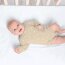 0,4 Meter - Baumwolljersey Konfetti sand