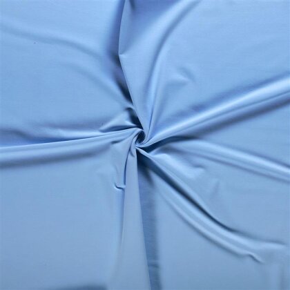 0,7 Meter - French Terry *Marie* Uni - eisblau