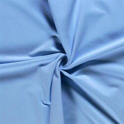 0,7 Meter - French Terry *Marie* Uni - eisblau