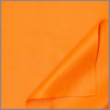0,7 Meter - Filz 1,5mm - orange